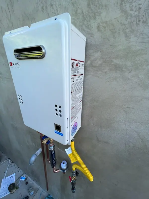 Tankless water heater installation for Bucksville homes